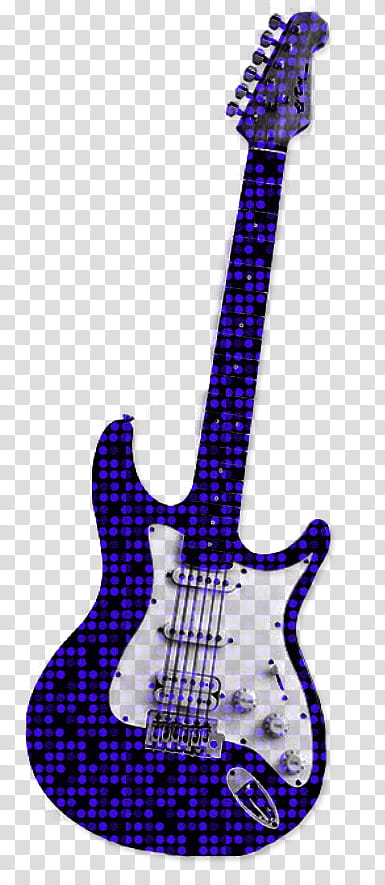 blue and white stratocaster electric guitar transparent background PNG clipart