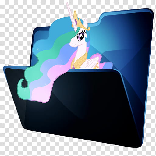 My little icons  , Celestia, My Little Pony folder icon transparent background PNG clipart