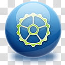 The Spherical Icon Set, options , round blue and green gear themed logo transparent background PNG clipart