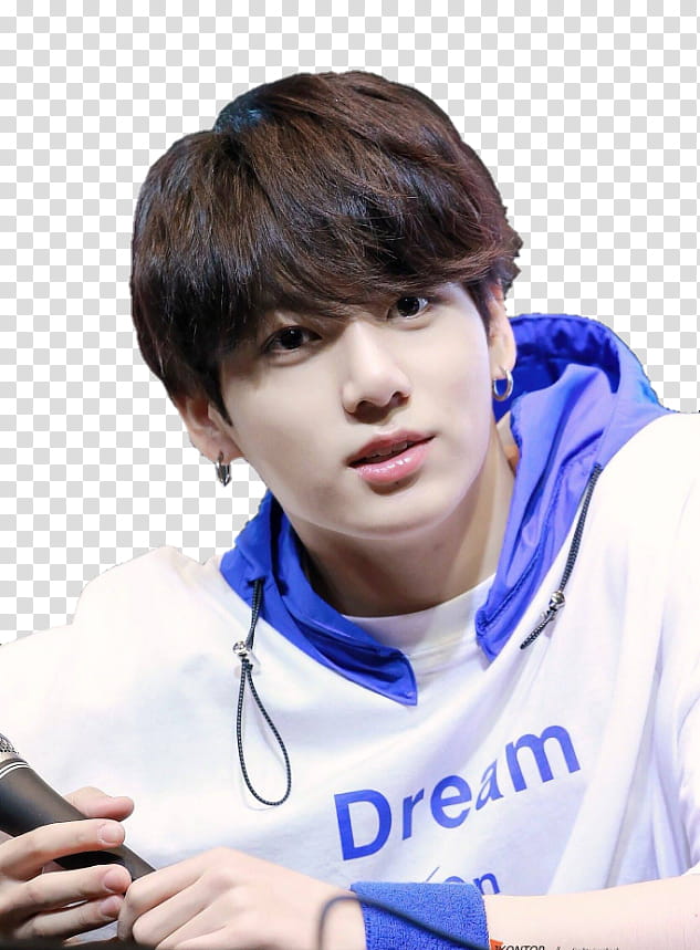 Jungkook fansign , man in white hoodie transparent background PNG clipart