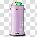Sparkle Recycle Bins, pink and black machine transparent background PNG clipart