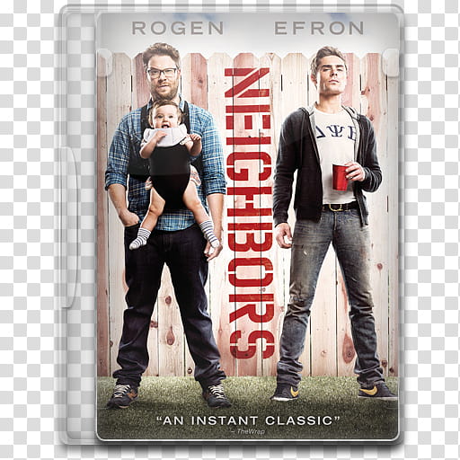 Movie Icon Mega , Neighbors, Neighbors Rogen and Efron movie poster transparent background PNG clipart