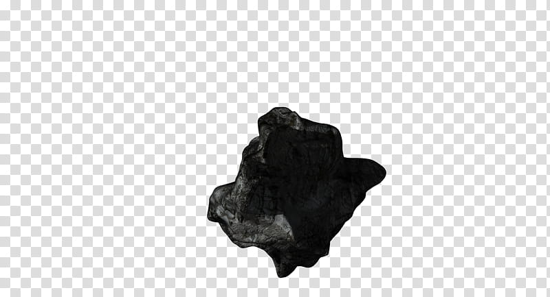 Asteroid mega, black stone transparent background PNG clipart