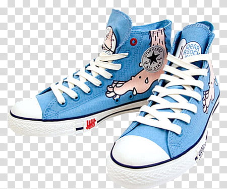Converse, unpaired blue Converse All-Star high-top transparent background  PNG clipart | HiClipart