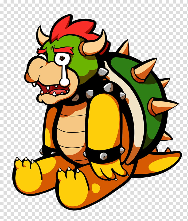 Cry cry Bowser transparent background PNG clipart