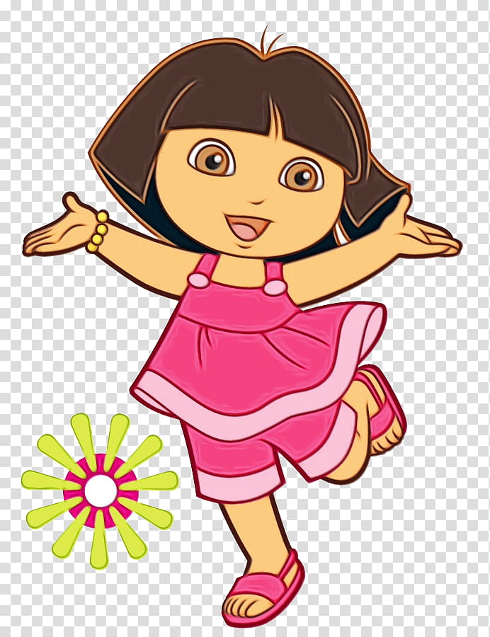 City, Cartoon, Drawing, Dora The Explorer, Television Show, Dora The Explorer Theme, Dora And Friends Into The City, Pink transparent background PNG clipart
