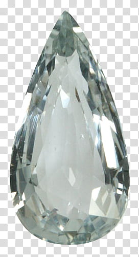 gemstones, clear tear drop cut diamond transparent background PNG clipart
