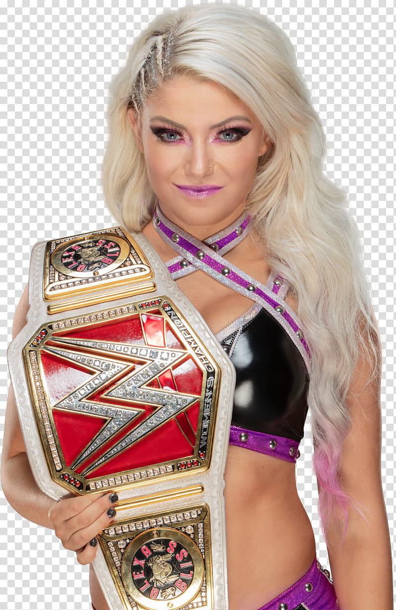 Alexa Bliss Raw Women champion  transparent background PNG clipart