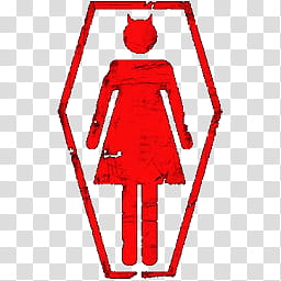 Red Stick Woman Clip Art at  - vector clip art online