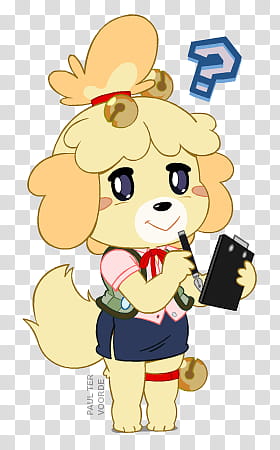 Animal Crossing, Isabelle transparent background PNG clipart