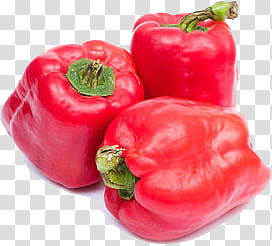 red bell peppers transparent background PNG clipart