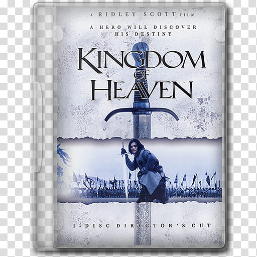 Gladiator Kingdom of Heaven Folder Icons, dvdcover transparent background PNG clipart