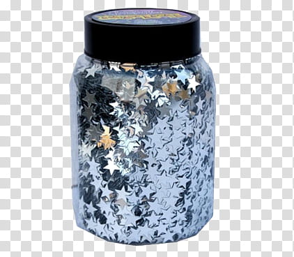 AESTHETIC GRUNGE, star decor filled jar transparent background PNG clipart