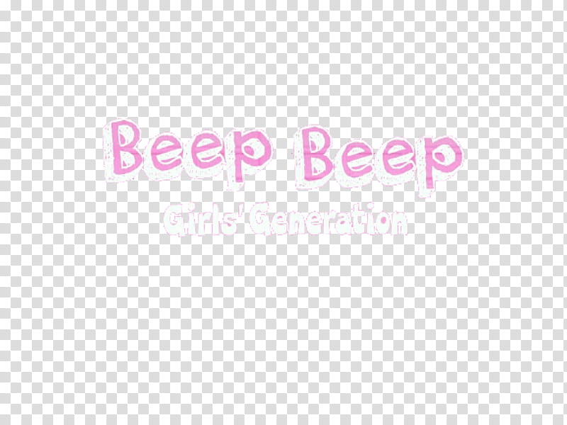 LOGO SNSD Beep Beep transparent background PNG clipart