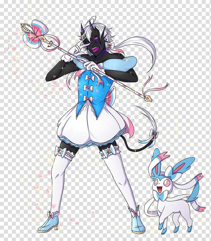 Magical White Mage Pokemon Trainer Bira!, Prompts transparent background PNG clipart