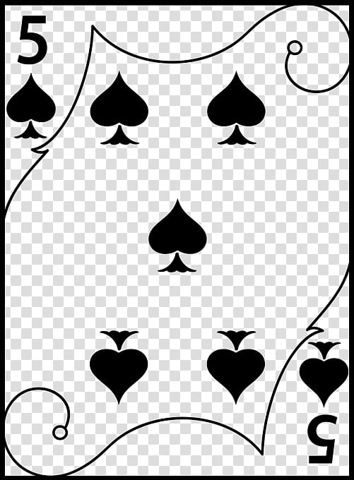  of spades playing card art transparent background PNG clipart