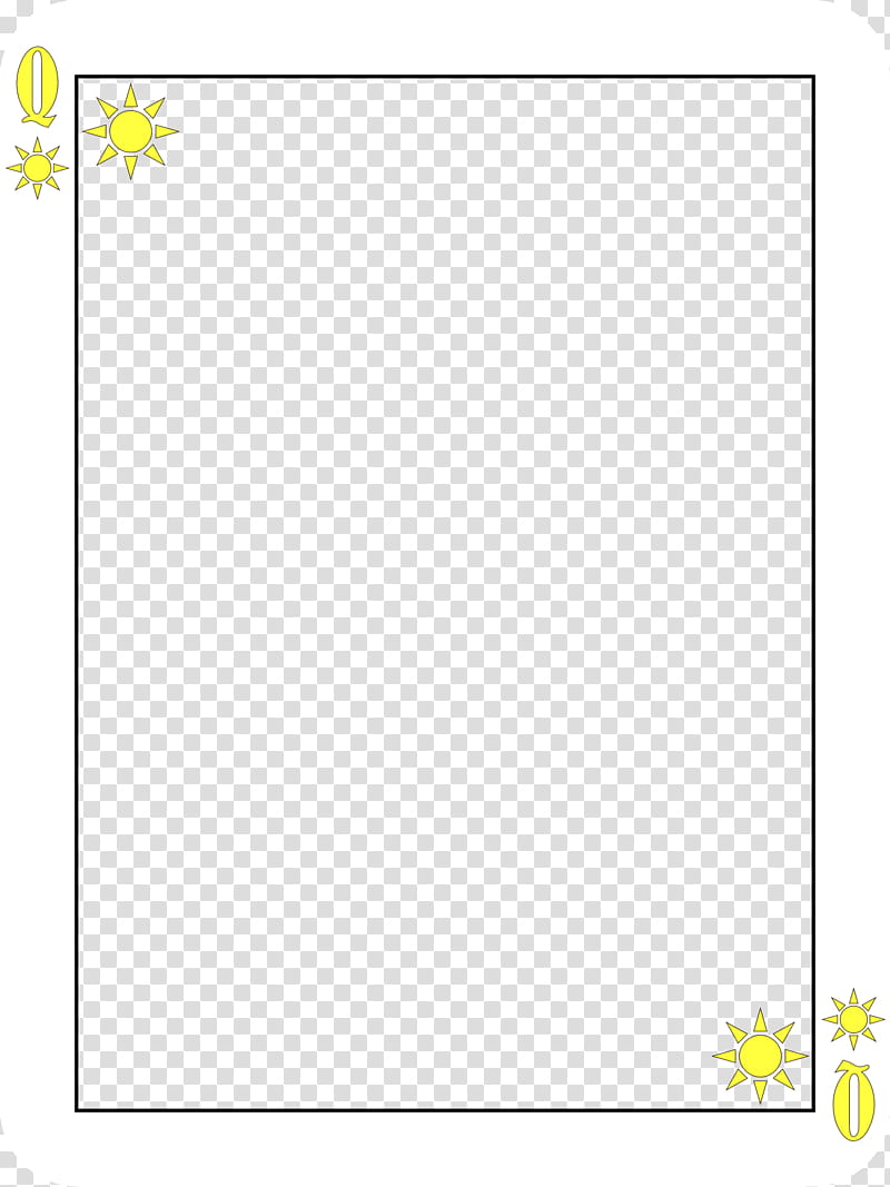 Face Card Suns frame set  transparent background PNG clipart