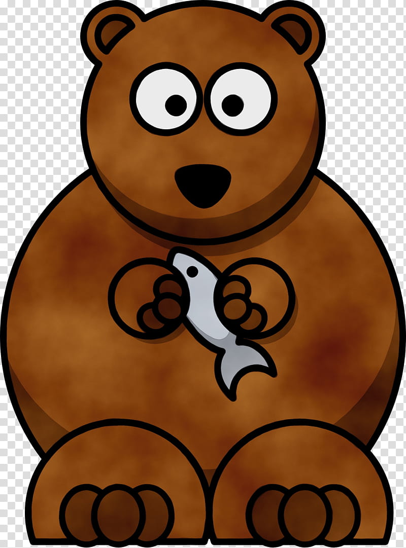 Teddy bear, Watercolor, Paint, Wet Ink, Cartoon, Brown Bear, Animal Figure, Paw transparent background PNG clipart