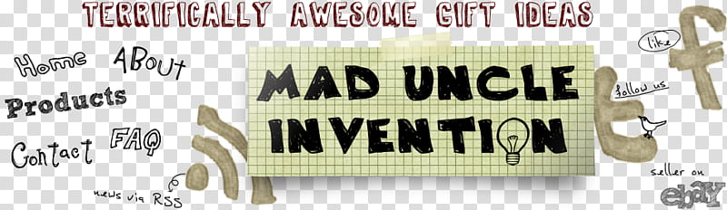 Blog Modules, mad uncle invention text transparent background PNG clipart