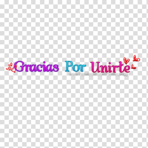 Gracias Por Unirte transparent background PNG clipart