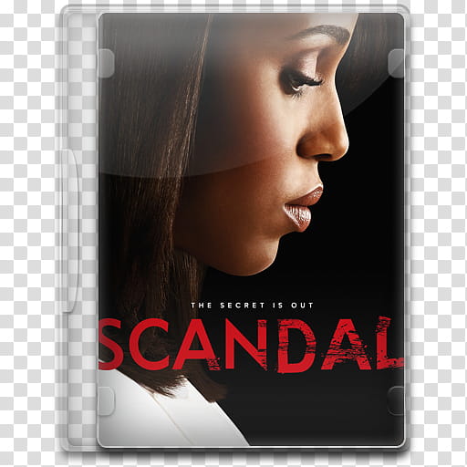 TV Show Icon Mega , Scandal, The Secret is Out Scandal DVD case transparent background PNG clipart