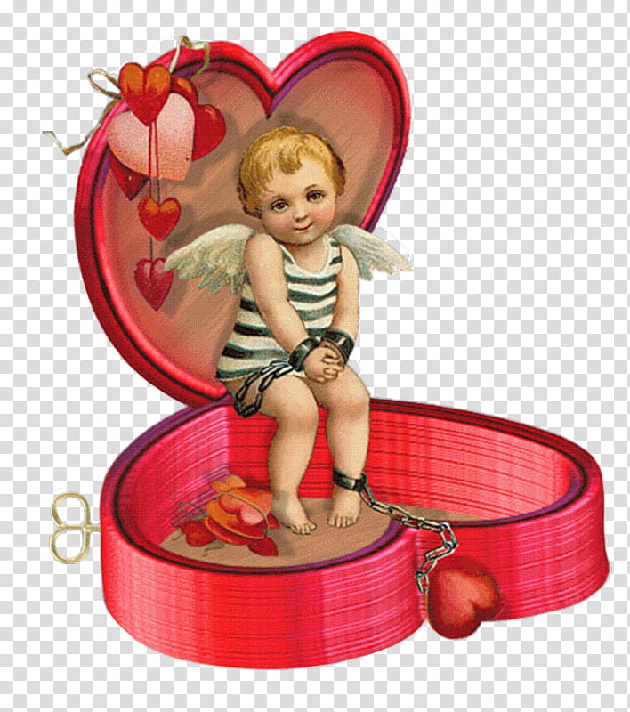 Valentines Day Heart, Music, Angel, Cupid, Love, Music , Doll, Figurine transparent background PNG clipart