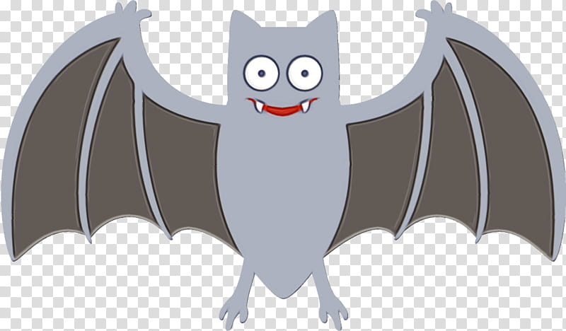 bat cartoon owl eastern screech owl animation, Watercolor, Paint, Wet Ink, Vampire Bat, Bird Of Prey transparent background PNG clipart
