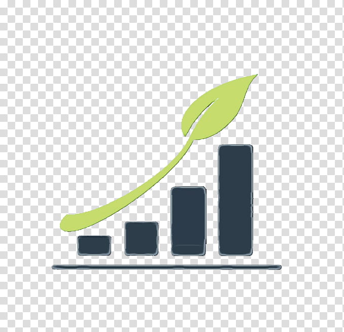 Glowing neon line financial growth increase icon Vector Image