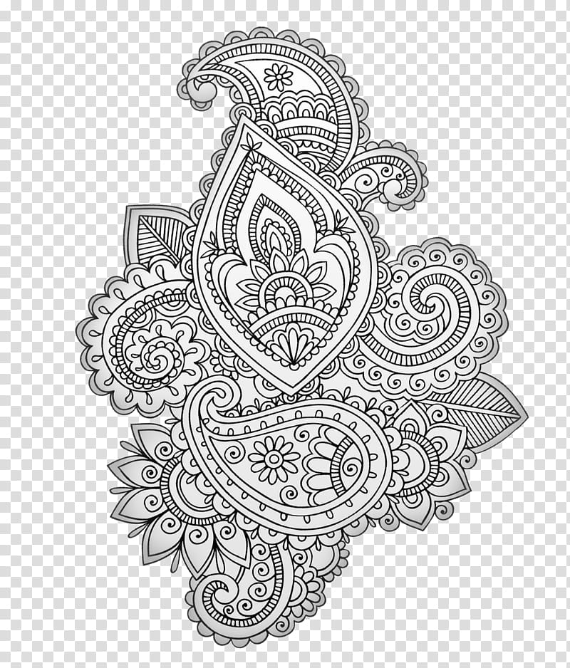 Mandalas Free, white and gray paisley transparent background PNG clipart