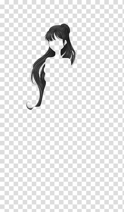 CDM nice to start , black hair transparent background PNG clipart