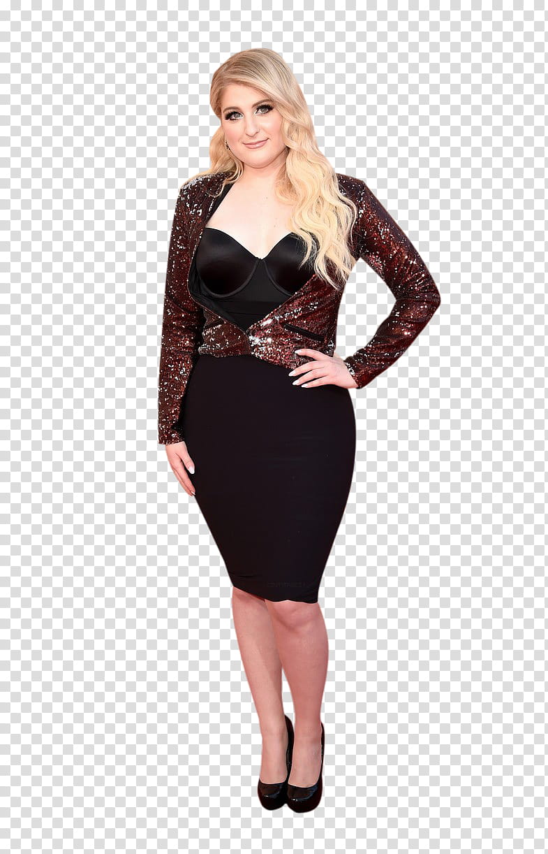 Meghan Trainor ,  transparent background PNG clipart