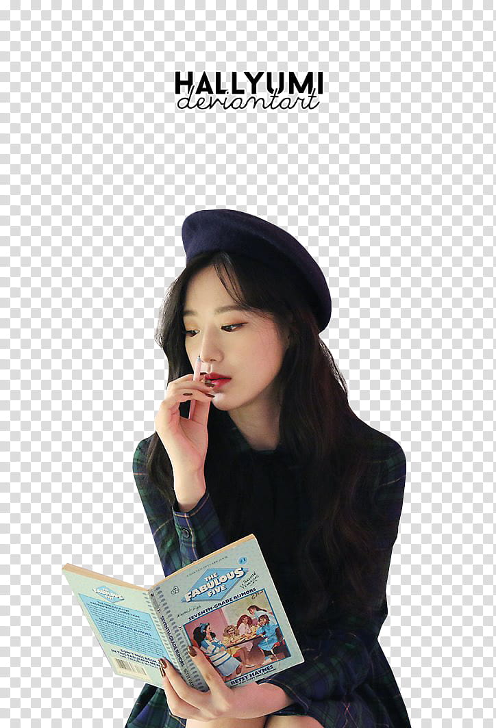Miyeon and Shuhua, woman reading book transparent background PNG clipart