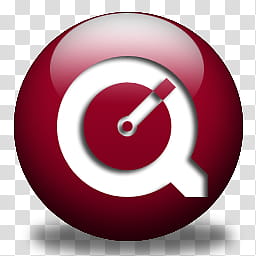  Red Orbs, Red Quicktime icon transparent background PNG clipart