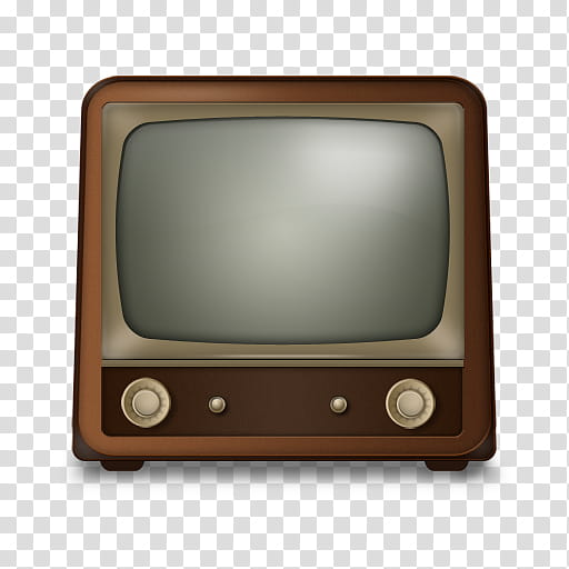 TV S ByunCamis, vintage brown TV illustration transparent background PNG clipart
