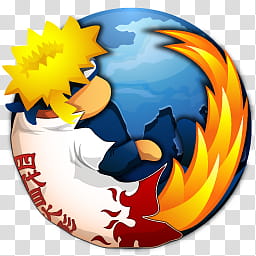 Funny Firefox, Naruto transparent background PNG clipart