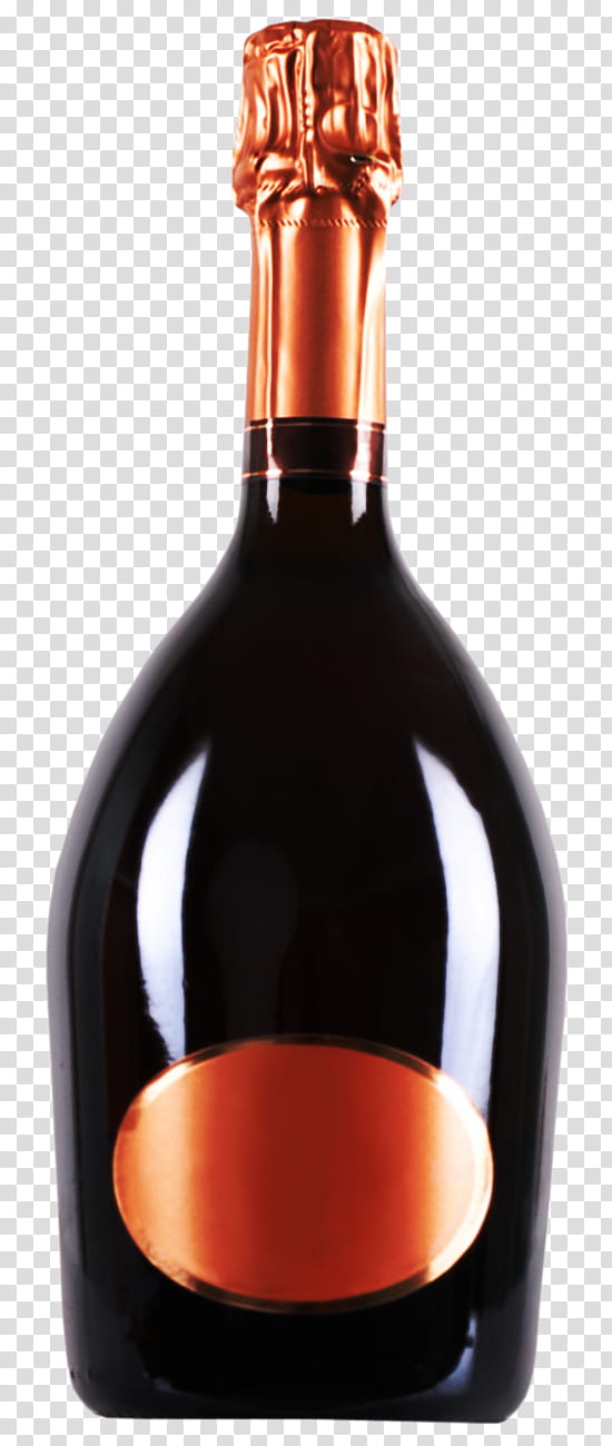 Champagne Bottles, black and brown bottle transparent background PNG clipart