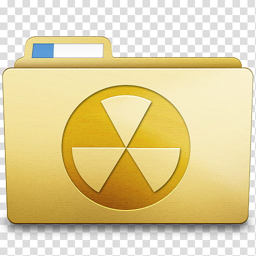 Folder Replacement, Radioactive folder logo transparent background PNG clipart