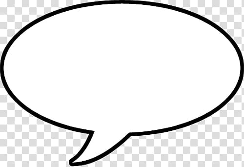 Speech Bubble, black and white illustration transparent background PNG clipart