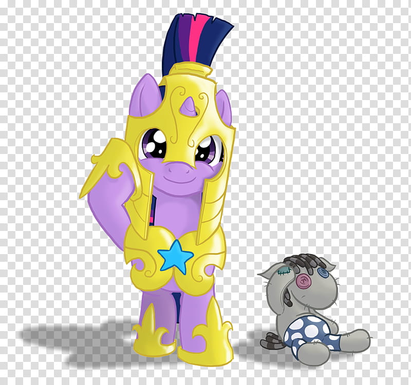 Join the Royal Guard, purple My Little Pony character wearing yellow gladiator hat illustration transparent background PNG clipart