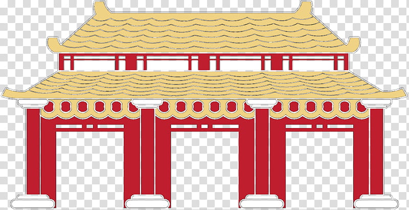 China, Shed, Garden Furniture, Chinese Architecture, Line, Chinese Language, Red, Temple transparent background PNG clipart