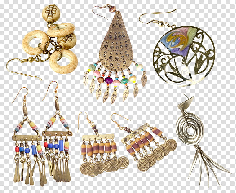 Vintage, Earring, Ornament, Drawing, Retro Style, Jewellery, Plastic Arts, Earrings transparent background PNG clipart