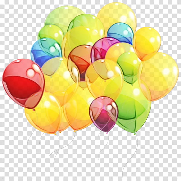 Blue Balloons, Toy Balloon, Gas Balloon, Bunch O Balloons, Bunch O Balloons 100 Balloons Assorted Colors, Yellow, Latex Balloons, Colorful transparent background PNG clipart