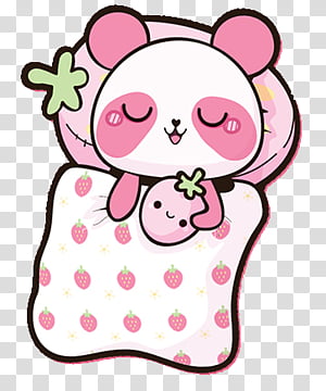 panda illustration transparent background PNG clipart thumbnail
