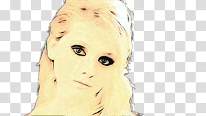 face nose skin head eyebrow, Pop Art, Retro, Vintage, Cheek, Forehead, Neck, Blond transparent background PNG clipart thumbnail