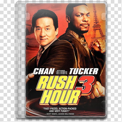 Movie Icon , Rush Hour , Rush Hour  DVD case transparent background PNG clipart