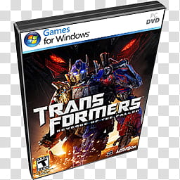 PC Games Dock Icons v , Transformers Revenge of the Fallen transparent background PNG clipart
