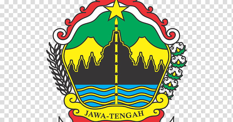 Indonesia Flag, Semarang, Tengah, Lambang Jawa Tengah, Province, 2018, Ganjar Pranowo, Central Java transparent background PNG clipart