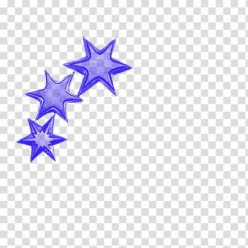 Corazones y estrellas en, three blue stars transparent background PNG clipart