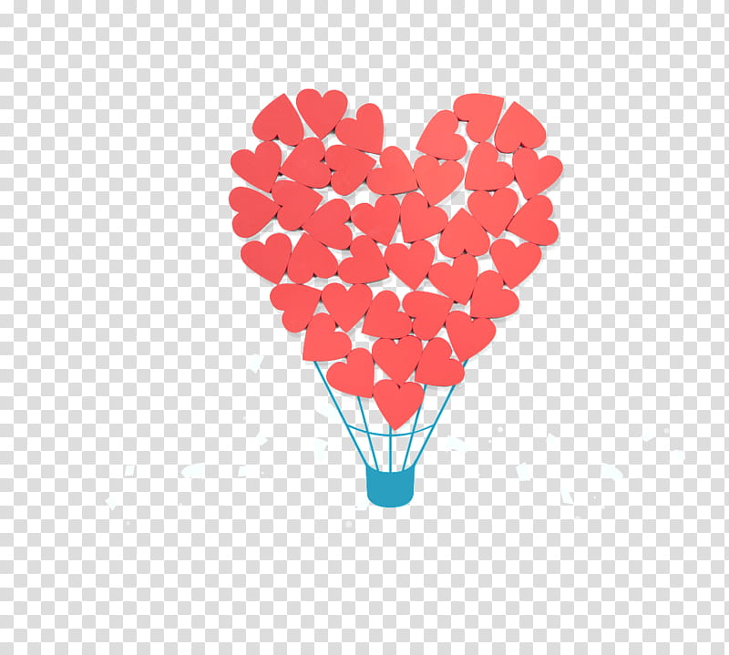 Red Balloon, Cartoon, Cuteness, Confession, Pink, China, Heart, Turquoise transparent background PNG clipart