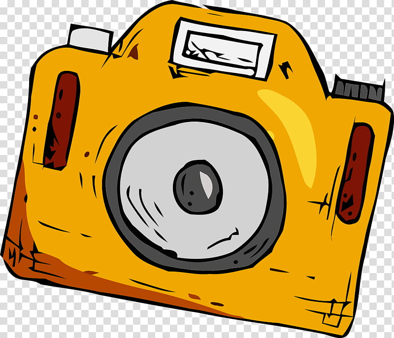 Orange, Abstract Camera, Camera Design, Vintage Camera Logo, Yellow, Cameras  Optics, Line, Disposable Camera transparent background PNG clipart